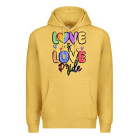 Antique Gold love is love pride Premium Hoodie - MaliasSmallBusiness