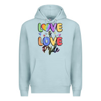 Blue Mist love is love pride Premium Hoodie - MaliasSmallBusiness