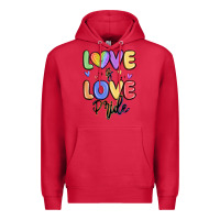 Cardinal love is love pride Premium Hoodie - MaliasSmallBusiness