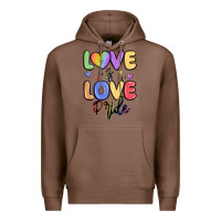 Chestnut love is love pride Premium Hoodie - MaliasSmallBusiness