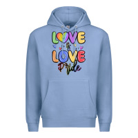 Colony Blue love is love pride Premium Hoodie - MaliasSmallBusiness