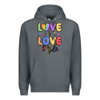 Rock love is love pride Premium Hoodie - MaliasSmallBusiness