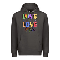 Smoke love is love pride Premium Hoodie - MaliasSmallBusiness