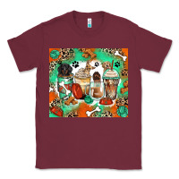 Burgundy dog coffee cups Classic Tee - Zillion Design Studio