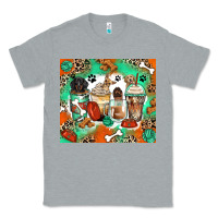 Heather Grey dog coffee cups Classic Tee - Zillion Design Studio