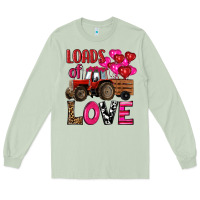 Matcha valentine's day loads of love tractor with pin heart balloons Long Sleeve Tee - RanaPortraitStore