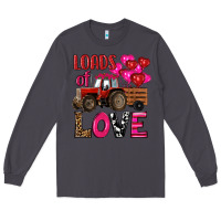Smoke valentine's day loads of love tractor with pin heart balloons Long Sleeve Tee - RanaPortraitStore