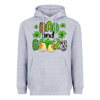 Heather Grey bad and boozy Heavyweight Hoodie - Artiststas