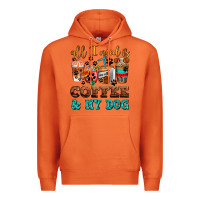 Carrot all i need is coffee and my dog Premium Hoodie - AdoDesignShop