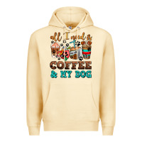 All I Need Is Coffee And My Dog Premium Hoodie | Teevron