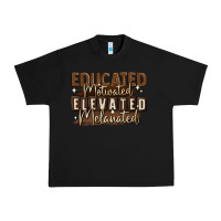 Black educated motivated elevated melanated Urban Heavy Tee - MaliasSmallBusiness