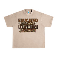 French Oak educated motivated elevated melanated Urban Heavy Tee - MaliasSmallBusiness