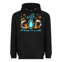 Black with god all things are possible matthew 19 26 Heavyweight Hoodie - JahusDesignShop