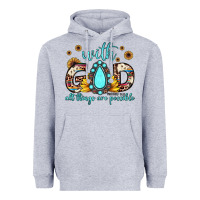 Heather Grey with god all things are possible matthew 19 26 Heavyweight Hoodie - JahusDesignShop