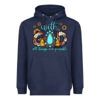 Navy with god all things are possible matthew 19 26 Heavyweight Hoodie - JahusDesignShop
