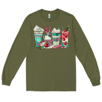 Army Green teacher coffee cups Long Sleeve Tee - texasbilliewilder