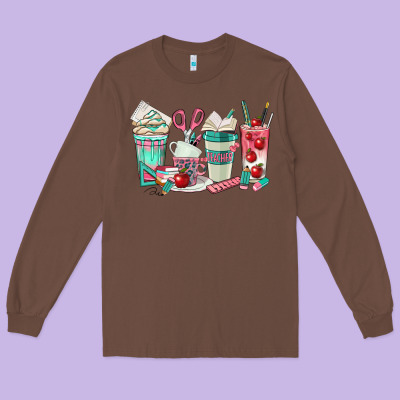 Long Sleeve Tee teacher coffee cups