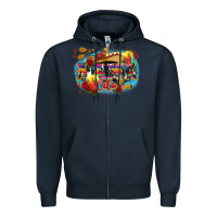 Navy mama cita Zipper Hoodie - CTS Tumbler Store