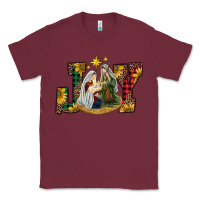 Burgundy joy holy family Classic Tee - RanaPortraitStore