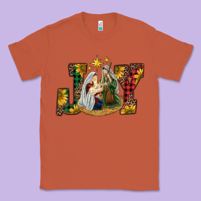 Joy Holy Family Classic Tee Designed By Ranaportraitstore