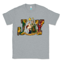 Heather Grey joy holy family Classic Tee - RanaPortraitStore
