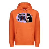 Carrot coffee because murder is wrong Premium Hoodie - MaliasSmallBusiness