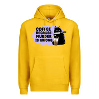 Lemon coffee because murder is wrong Premium Hoodie - MaliasSmallBusiness
