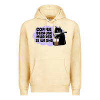 Pina Colada coffee because murder is wrong Premium Hoodie - MaliasSmallBusiness