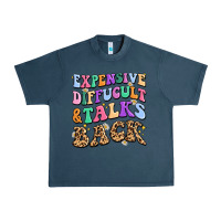 Midnight Navy expensive diffucult and talks back Urban Heavy Tee - MaliasSmallBusiness