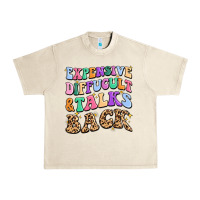 Sandshell expensive diffucult and talks back Urban Heavy Tee - MaliasSmallBusiness