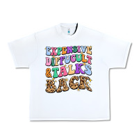 White expensive diffucult and talks back Urban Heavy Tee - MaliasSmallBusiness