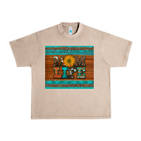 French Oak mom life leopard cowhide turquoise aztec Urban Heavy Tee - Artiststas