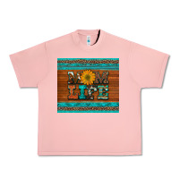 Salmon mom life leopard cowhide turquoise aztec Urban Heavy Tee - Artiststas