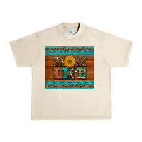 Sandshell mom life leopard cowhide turquoise aztec Urban Heavy Tee - Artiststas