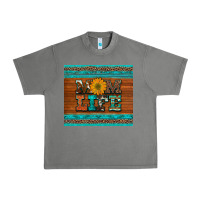 Tornado mom life leopard cowhide turquoise aztec Urban Heavy Tee - Artiststas