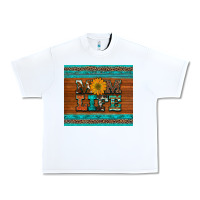 White mom life leopard cowhide turquoise aztec Urban Heavy Tee - Artiststas