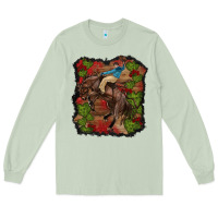 Matcha valentine's day cowboy cactus rose Long Sleeve Tee - RanaPortraitStore