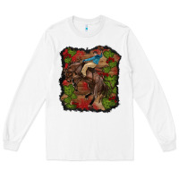 White valentine's day cowboy cactus rose Long Sleeve Tee - RanaPortraitStore