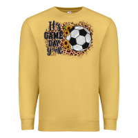 Antique Gold it's game day y'all soccer Premium Sweatshirt - JahusDesignShop