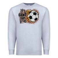 Heather Grey it's game day y'all soccer Premium Sweatshirt - JahusDesignShop