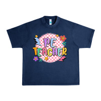 Navy pe teacher Urban Heavy Tee - MaliasSmallBusiness