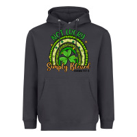 Smoke not lucky simply blessed rainbow Heavyweight Hoodie - Artiststas