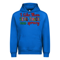 Cobalt i like them real thick and sprucy Urban Hoodie - MaliasSmallBusiness