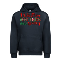 Navy i like them real thick and sprucy Urban Hoodie - MaliasSmallBusiness