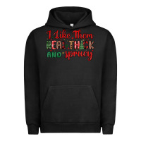 Pigment Black i like them real thick and sprucy Urban Hoodie - MaliasSmallBusiness
