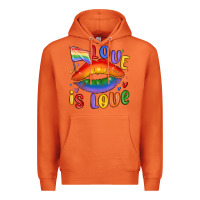 Carrot love is love lips Premium Hoodie - MaliasSmallBusiness