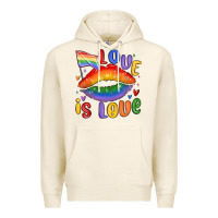 Tofu love is love lips Premium Hoodie - MaliasSmallBusiness