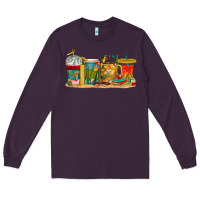 Plum teacher fuel coffee cups Long Sleeve Tee - texasbilliewilder