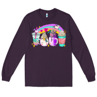 Plum unicorn coffee cups Long Sleeve Tee - AdoDesignShop