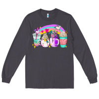 Smoke unicorn coffee cups Long Sleeve Tee - AdoDesignShop